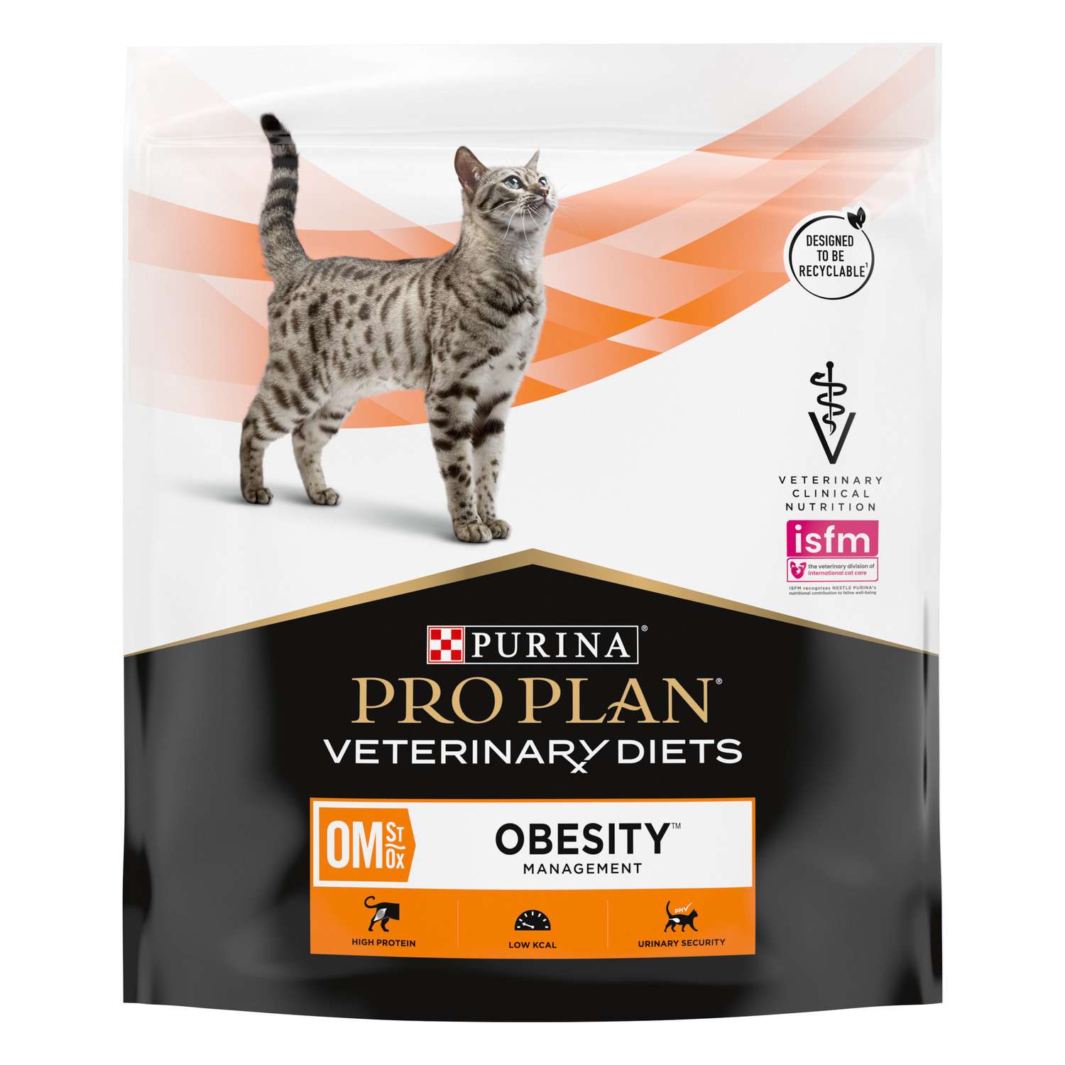 Корм для кошек Purina Pro Plan Veterinary diets OM St/Ox Obesity Mangement для снижения избыточной массы тела сухой 350г - фото 2