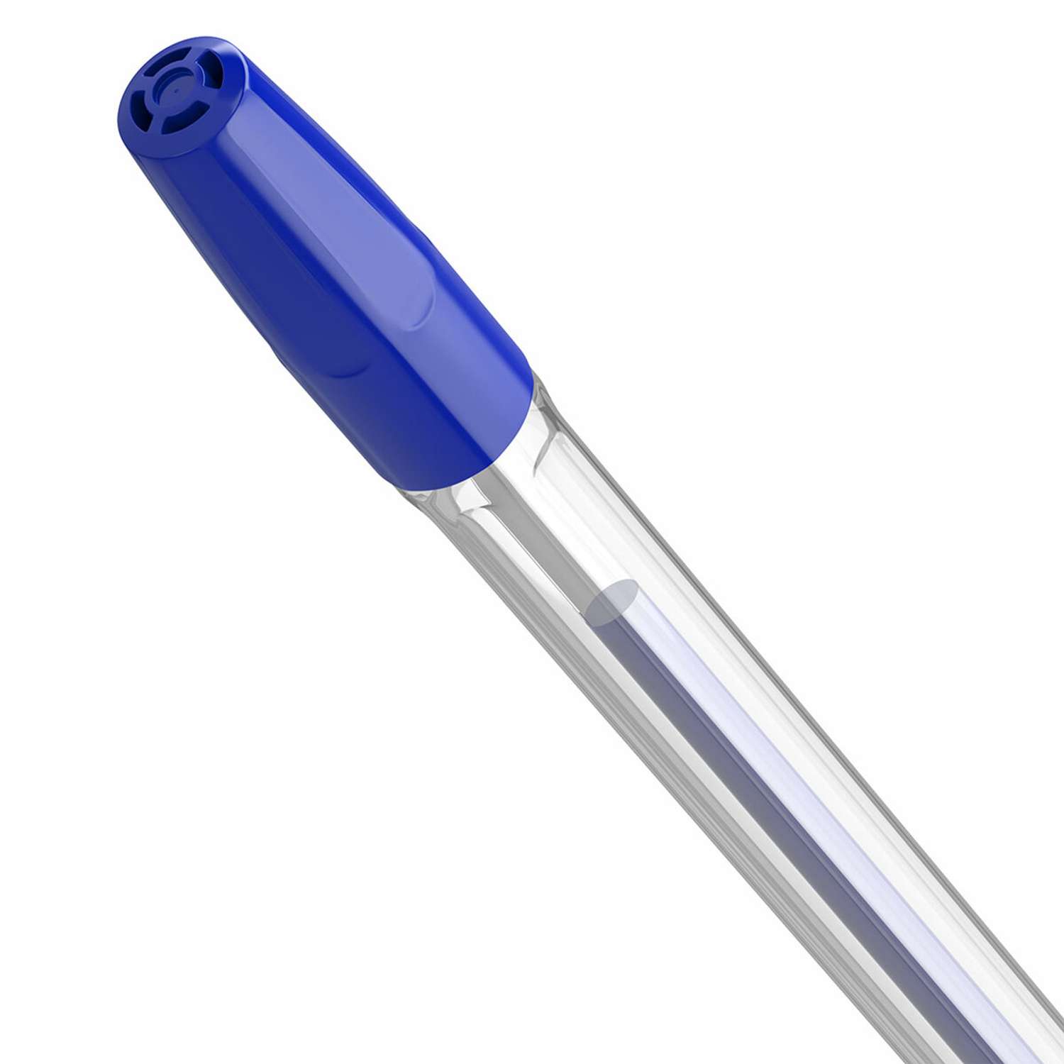 Ручки шариковые Brauberg М-500 синие набор 10 штук - фото 6