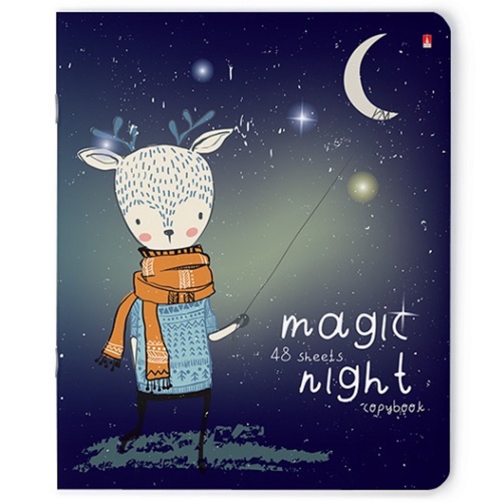 Тетради общие АЛЬТ 5 шт клетка Magic Night 48 листов А5 165х203 мм - фото 6