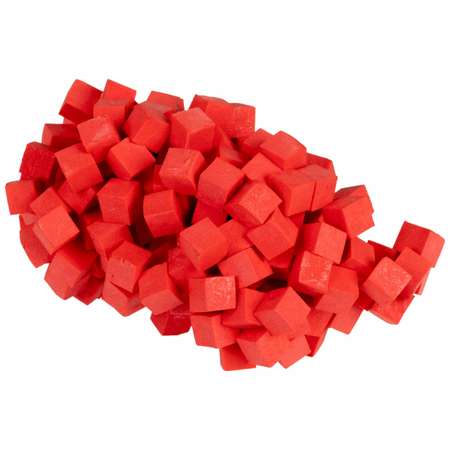Конструктор пластилин 1TOY Gummy blocks антистресс красный