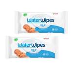 Салфетки влажные детские WaterWipes 2 упаковки 120 листов