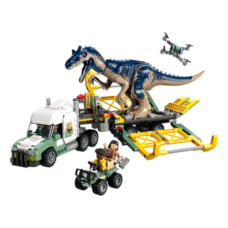 Конструктор LEGO Jurassic world Миссии динозавров: Транспортный грузовик с аллозавром 76966