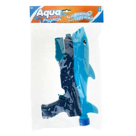 Водяной пистолет Аквамания 1TOY Акула детское игрушечное оружие