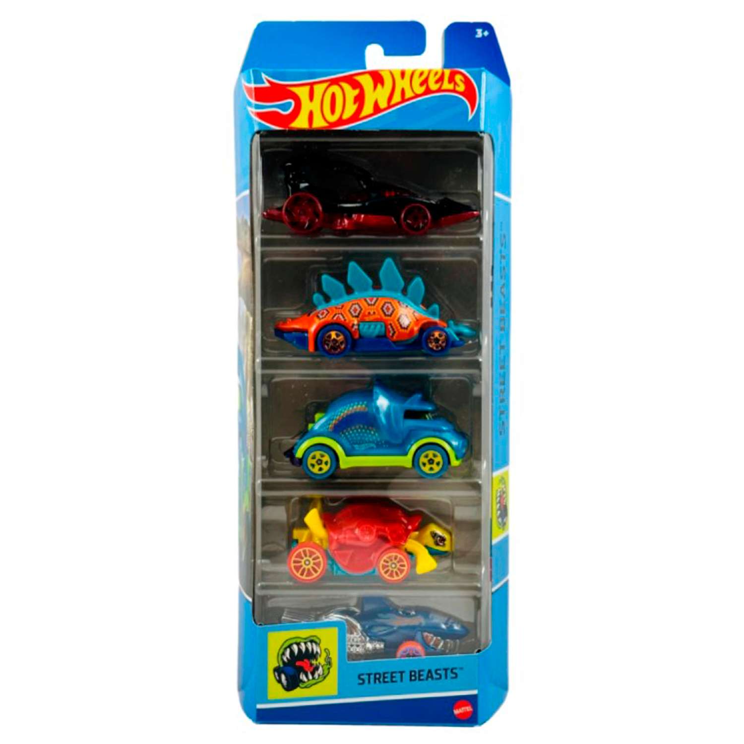 Набор машинок 5 шт Hot Wheels street beasts 1806-HLY77 - фото 1