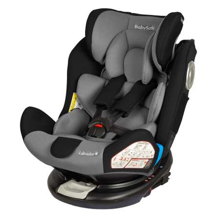 Автокресло Babysafe Labrador Grey Black