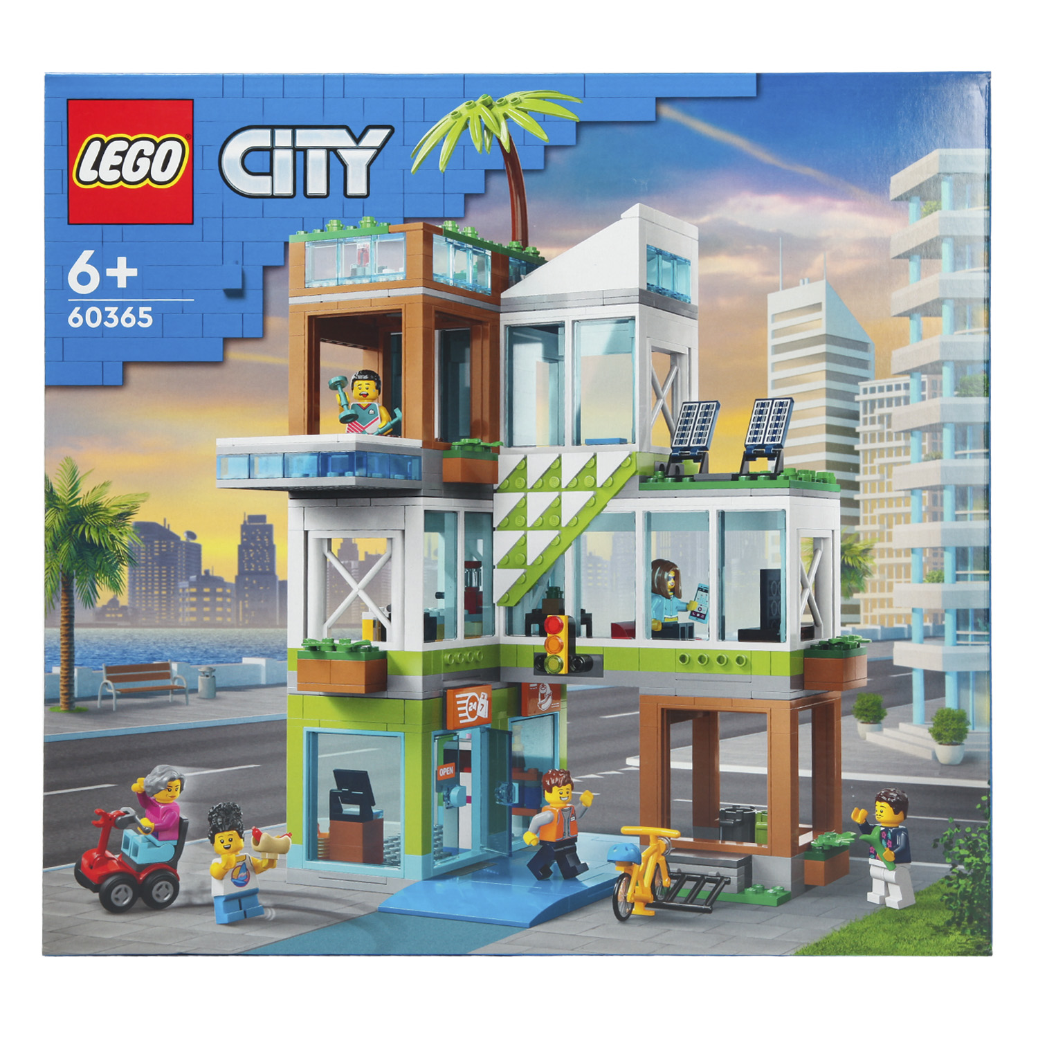 Конструктор LEGO City Apartment Building 60365 купить по цене 7499 ₽ в  интернет-магазине Детский мир