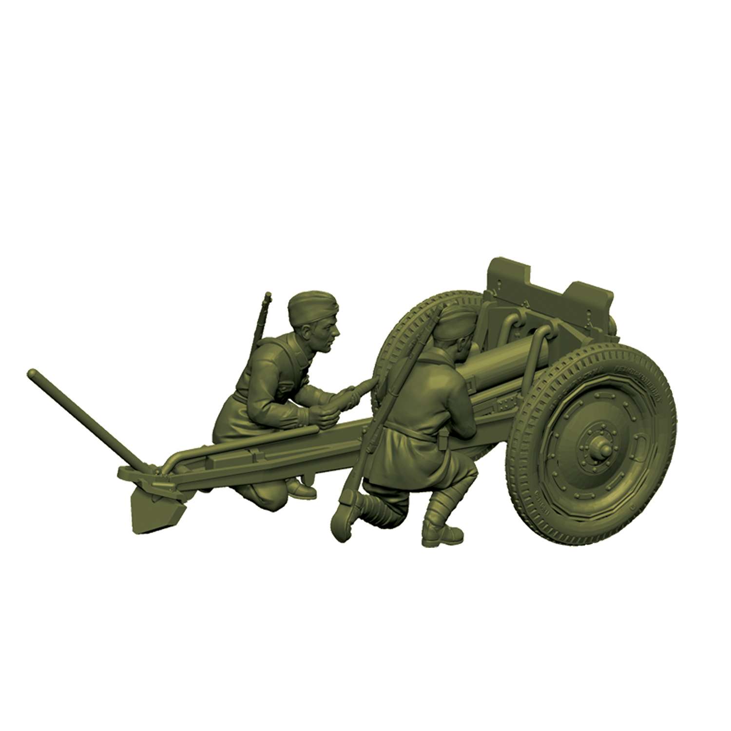 Модель для сборки Звезда Советская 76-ММ пушка 6145 - фото 4