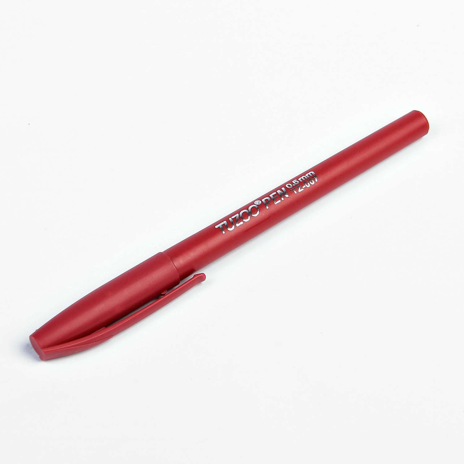 Ручка Sima-Land гелевая 0.5 мм красная корпус матовый - фото 2