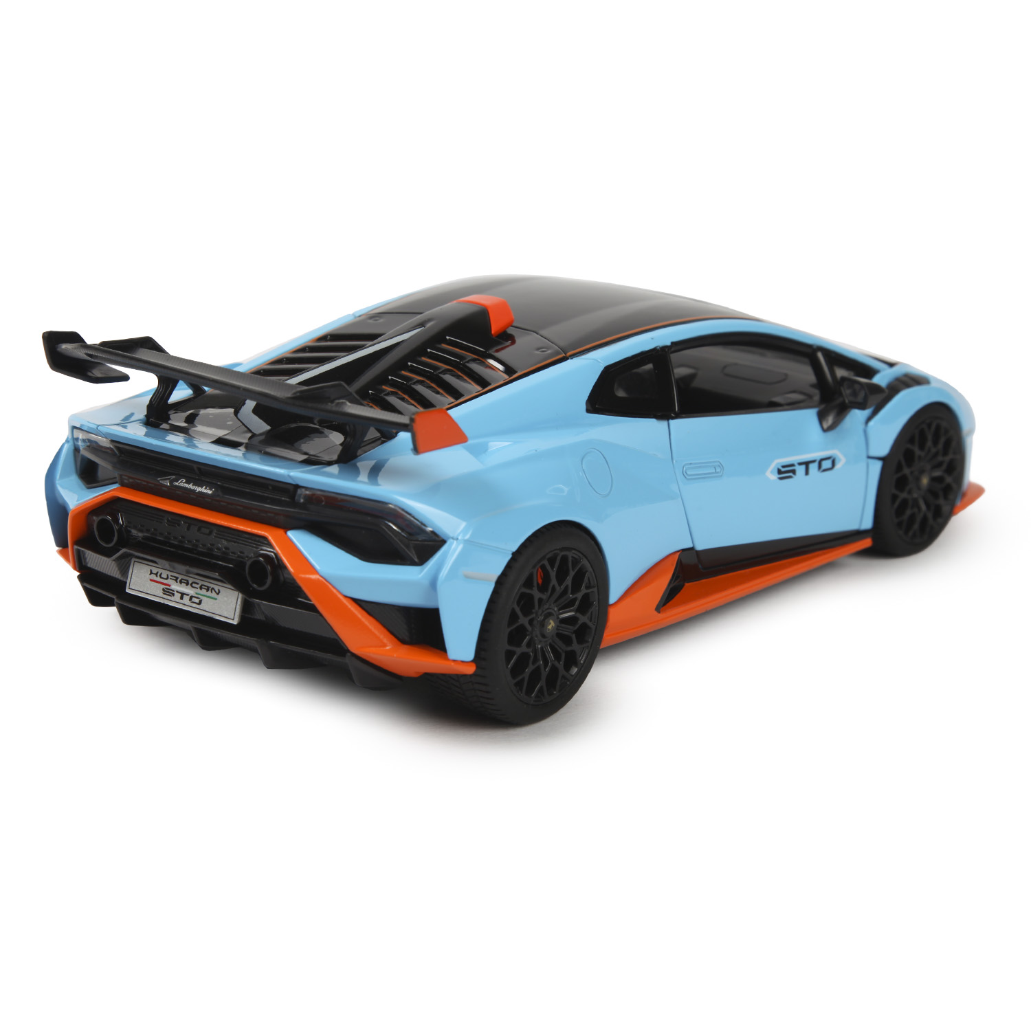 Автомобиль Rastar Lamborghini Huracan STO 1:18 голубой 63800 - фото 5