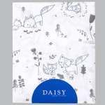 Пеленка Daisy Хлопок 1 шт. 75х120 см Лисички серые