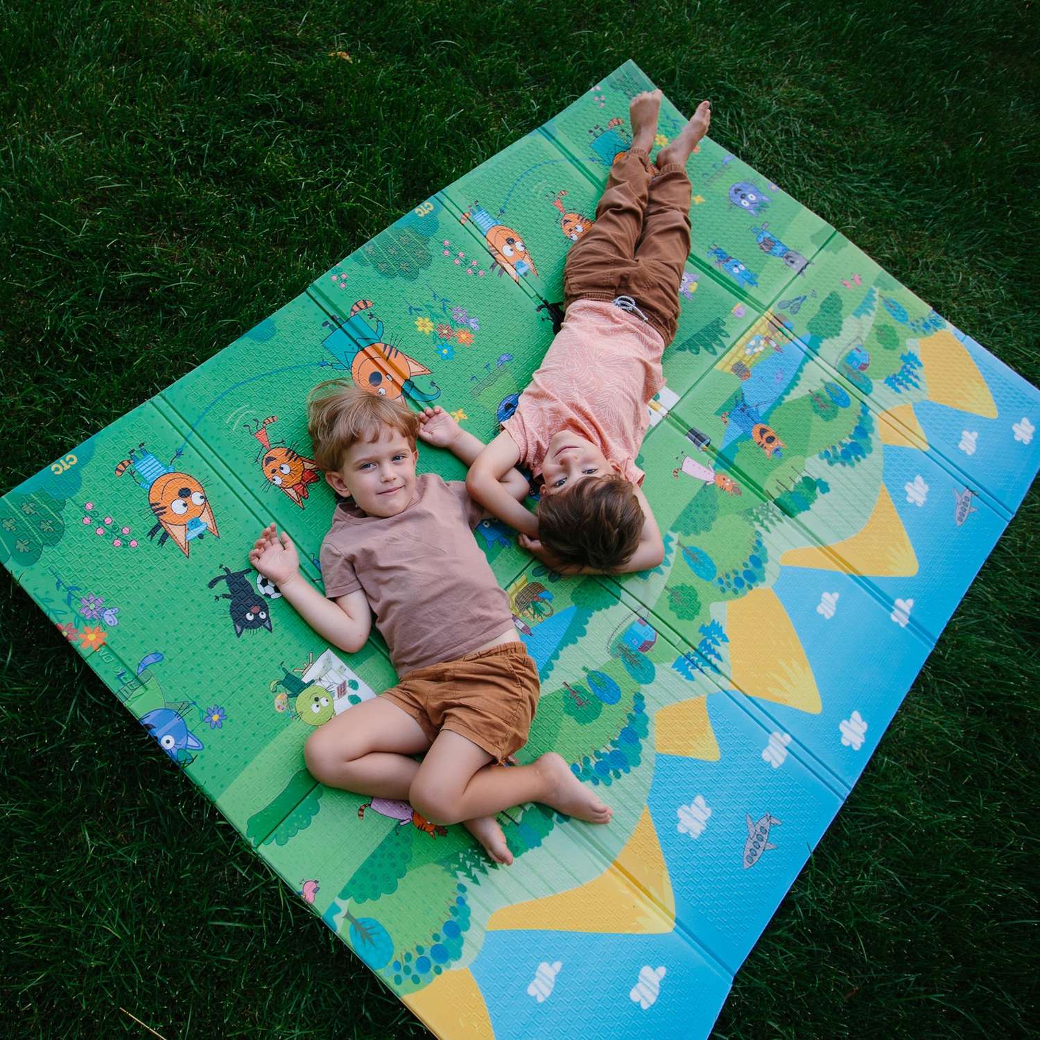 Детский коврик PARKLON Три кота На пикник - фото 12