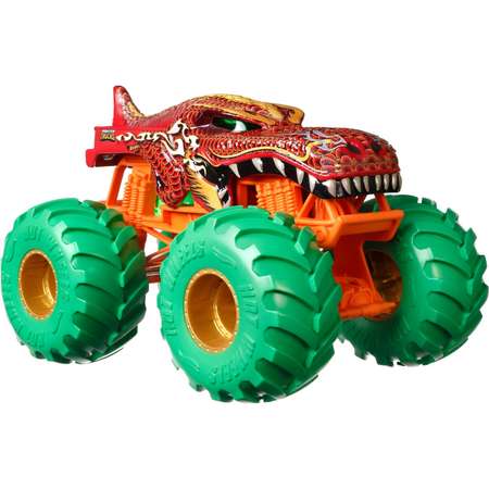 Машинка Hot Wheels Monster Trucks 1:24 Мега Рекс GJG75