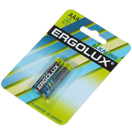 Батарейки Ergolux LR03 BL-2