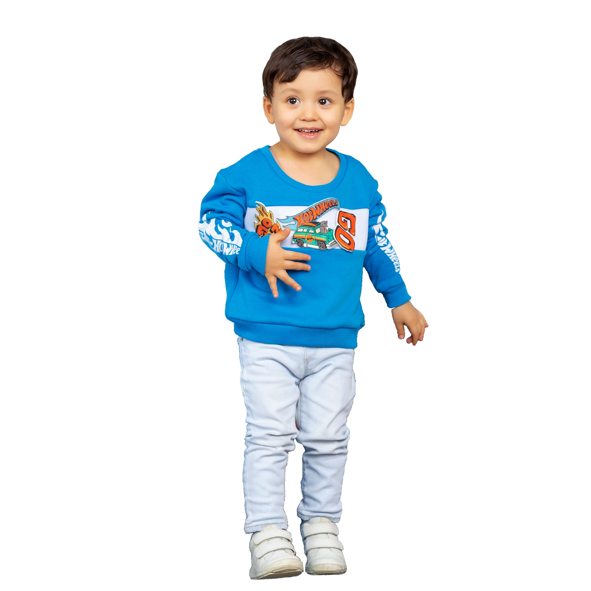 Свитшот Hot Wheels velHWstk_blue - фото 1