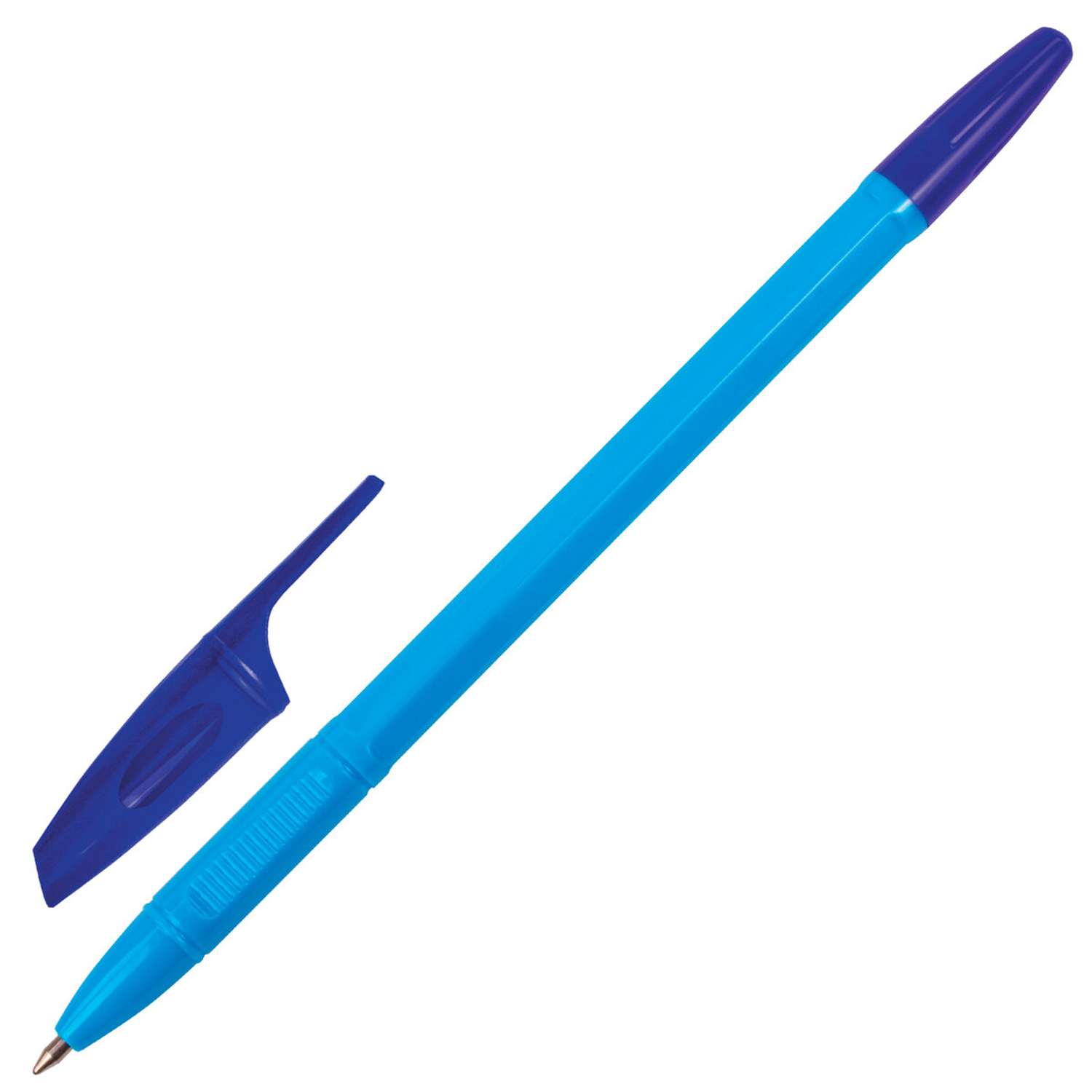 Ручки шариковые Brauberg набор 50 штук синие - фото 5