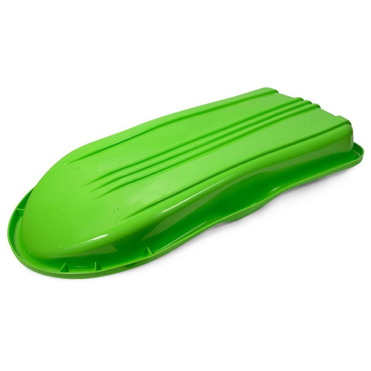 Санки ледянка 90 см Green Plast пластиковая большая детская цвет салатовый - фото 3
