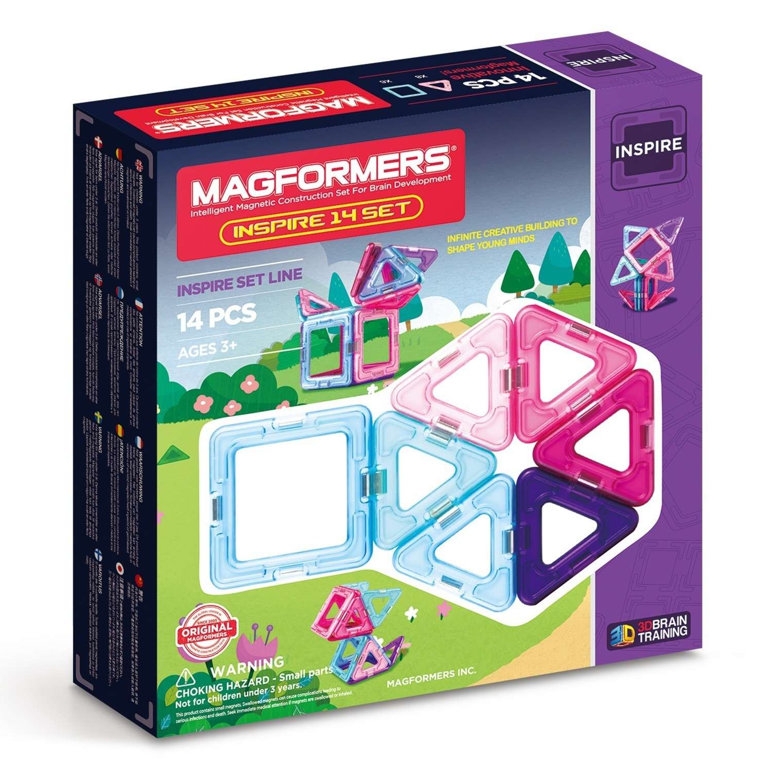 Магнитный конструктор Magformers Inspire 14 Set - фото 1