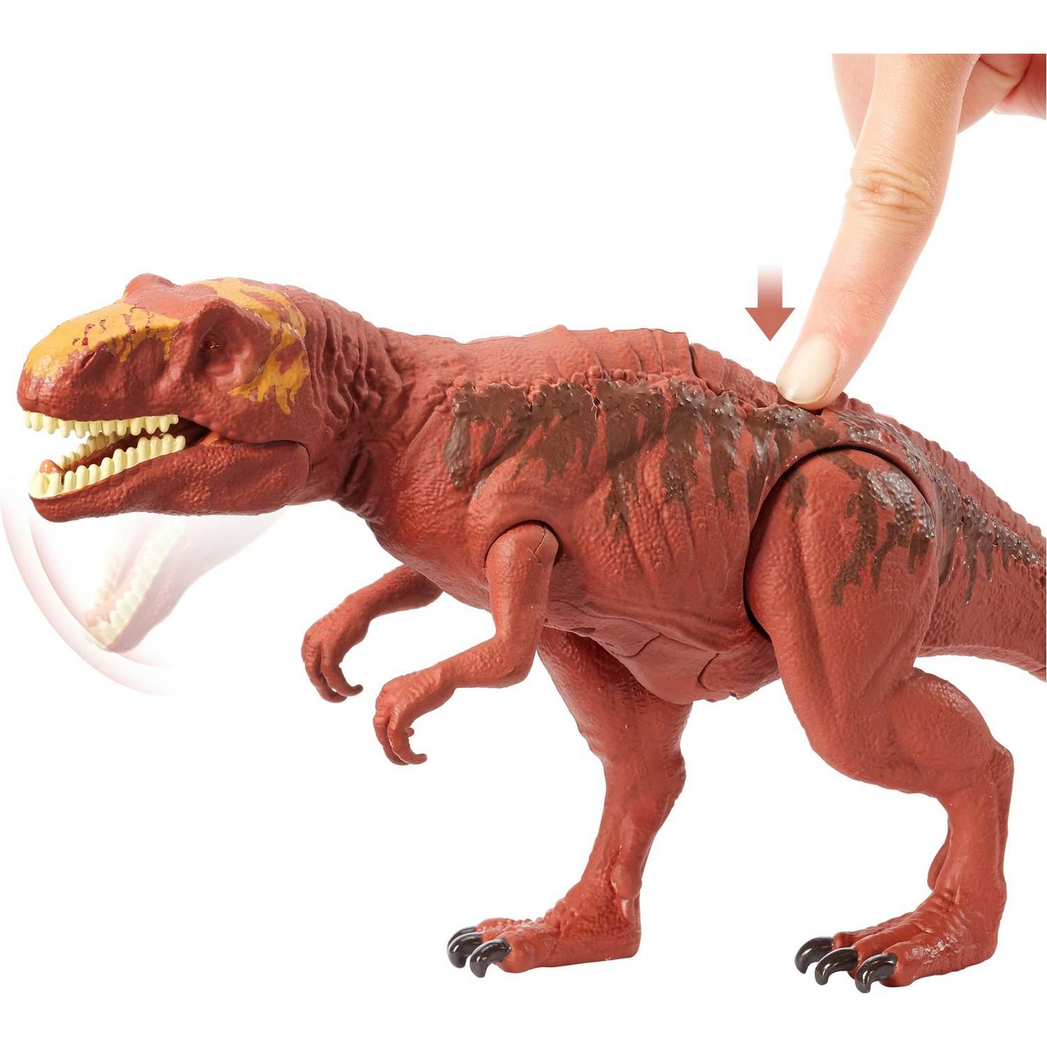 Фигурка Jurassic World Метриакантозавр Красный GHT12 - фото 5