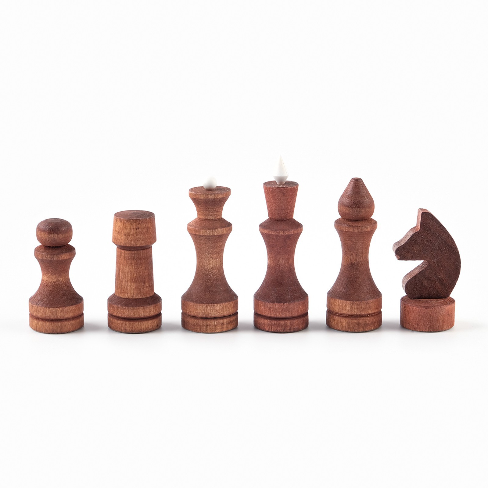 Шахматные фигуры Sima-Land обиходные король h 7 см d 2 4 см пешка h 4 4 см d 2 4 см - фото 8