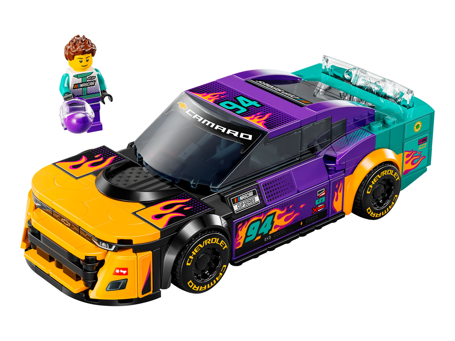 Конструктор LEGO Speed champions Nascar next gen chevrolet camaro ZL1 - фото 4