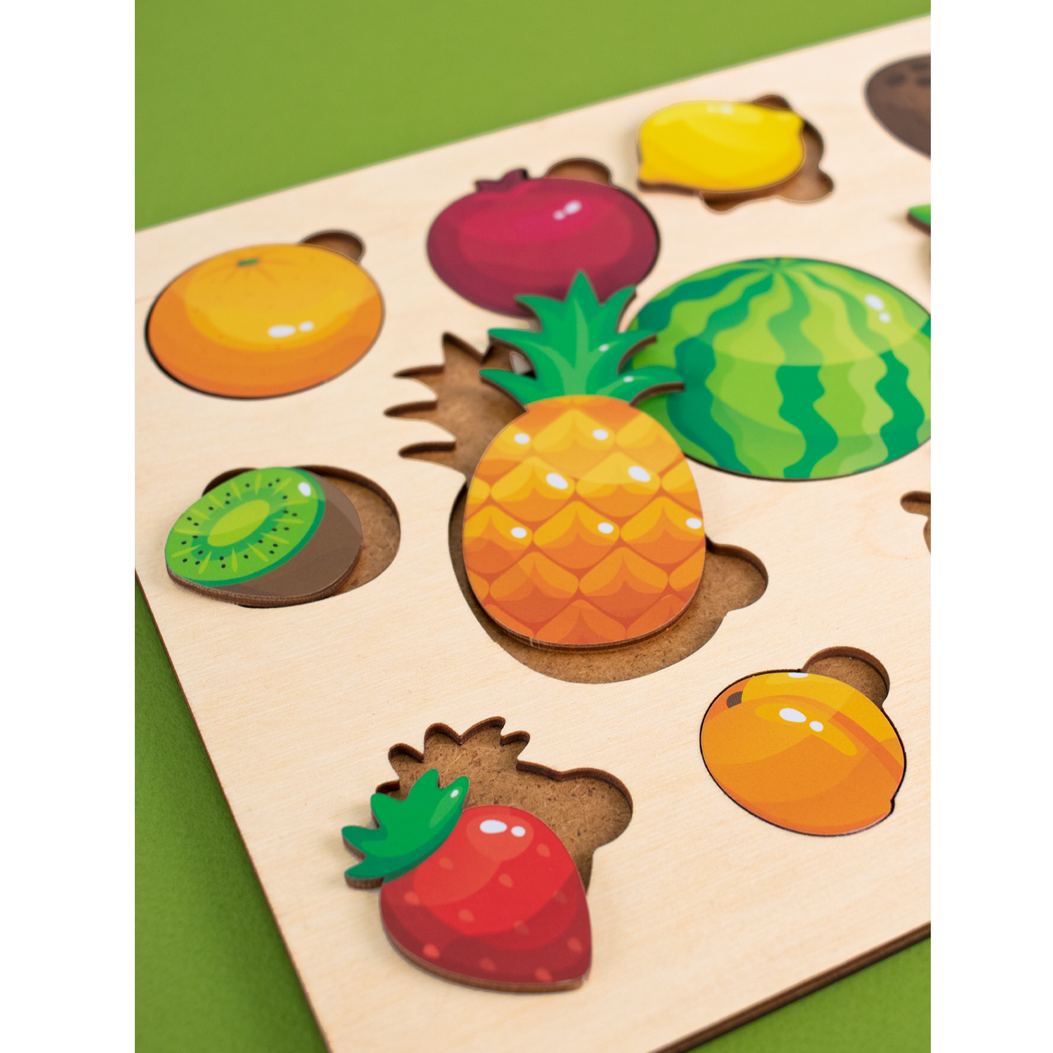 Большой набор 2в1 пазлов Raduga Kids Овощи фрукты ягоды для малышей - фото 15
