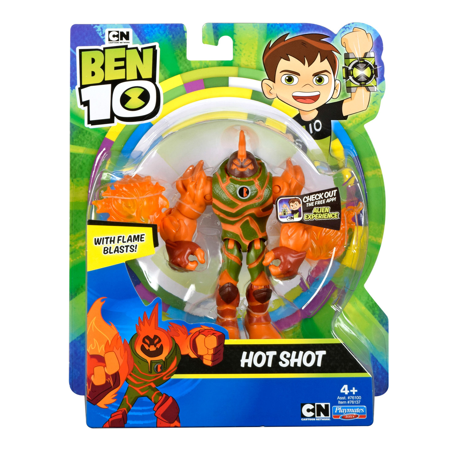 Фигурка Ben10 Хот Шот 76137 купить по цене 499 ₽ в интернет-магазине  Детский мир