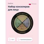 Набор консилеров EVELINE Concealer sensation 4 в 1