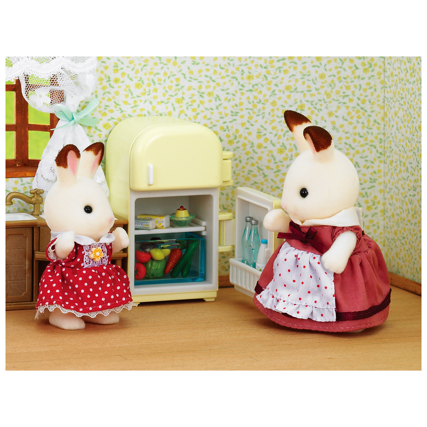 Игровой набор Sylvanian Families Мама кролик и холодильник - фото 4