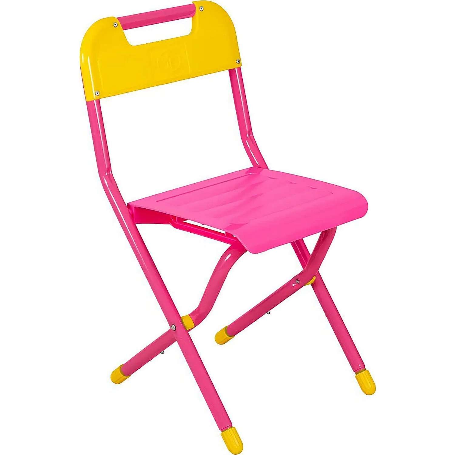 Детский стульчик со спинкой InHome складной розовый - фото 6