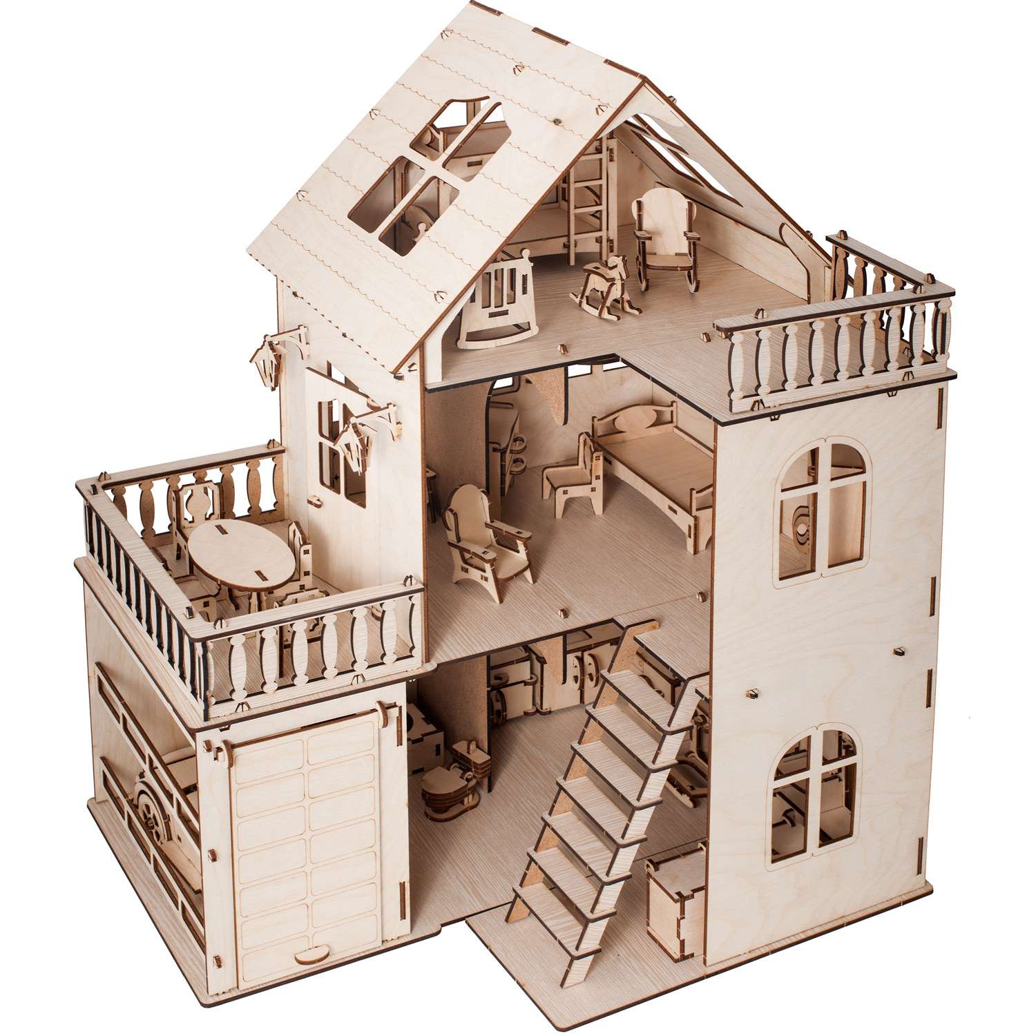 Сборная модель Чудо-Дерево Дом с мебелью - фото 6