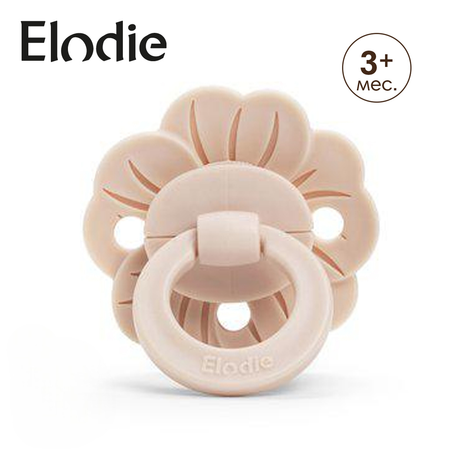 Пустышка детская силиконовая Elodie Binky Bloom Powder Pink, 3 мес+