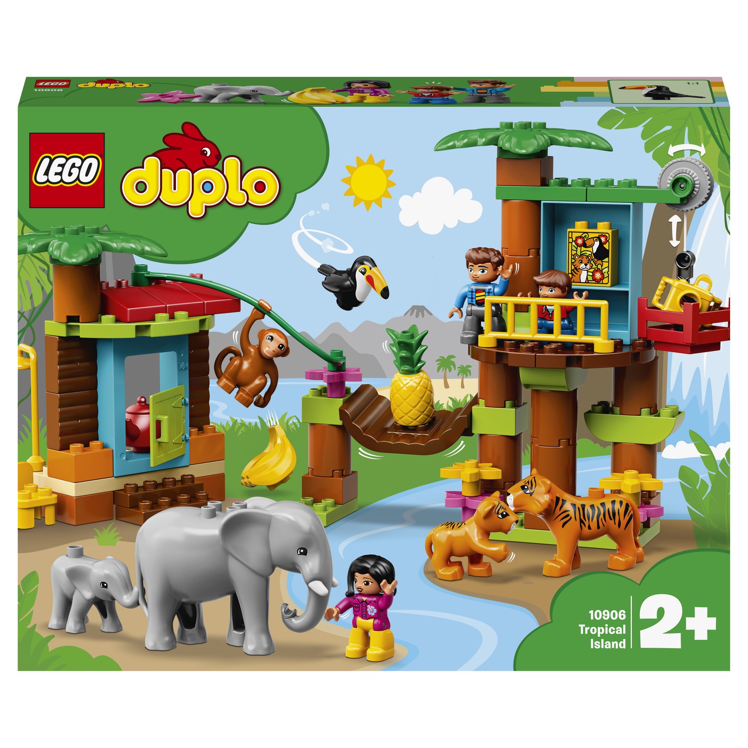 Конструктор LEGO DUPLO Town Тропический остров 10906 купить по цене 2999 ₽  в интернет-магазине Детский мир