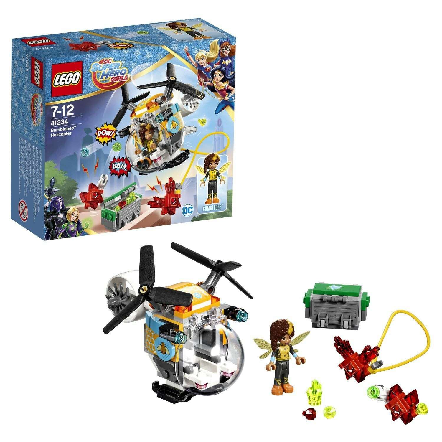 Конструктор LEGO DC Super Hero Girls Вертолёт Бамблби™ (41234) - фото 1