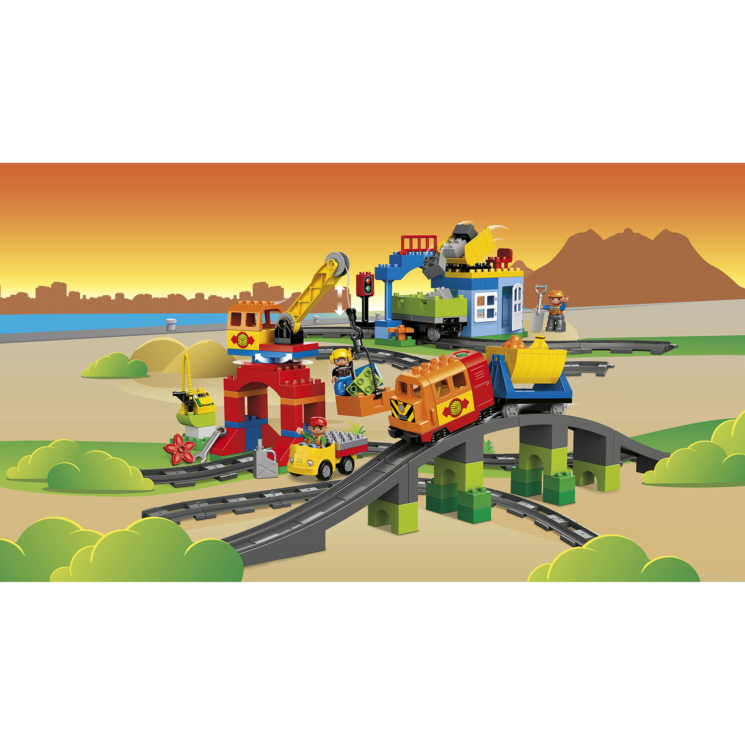 Lego duplo train set 10508 sale