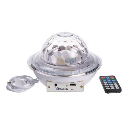 Диско-лампа BABY STYLE НЛО USB блютуз пульт LED