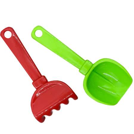 Песочный набор Colorplast Кувшинка №5 лопатка и грабельки