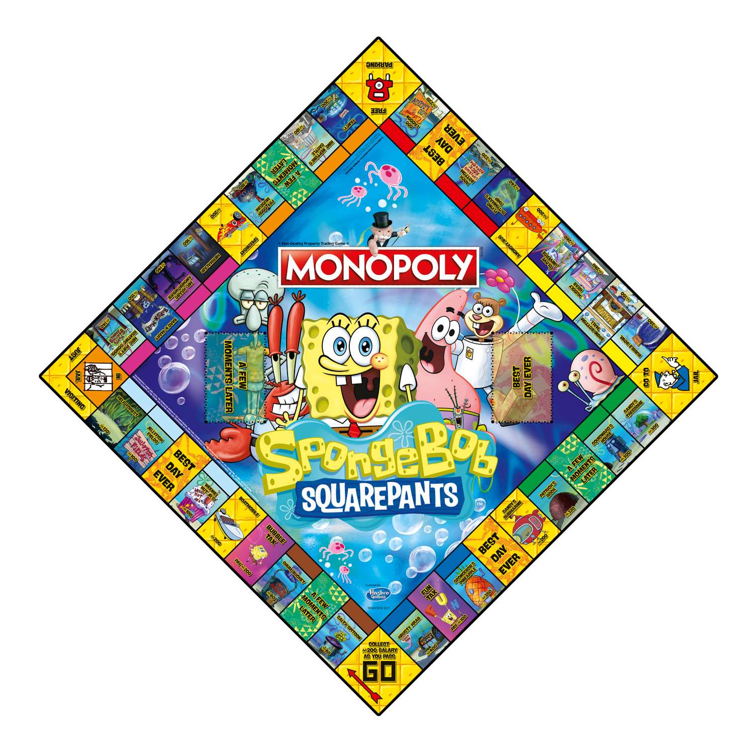 Настольная игра Winning Moves Монополия Spongebob Squarepants Губка Боб на английском языке - фото 2