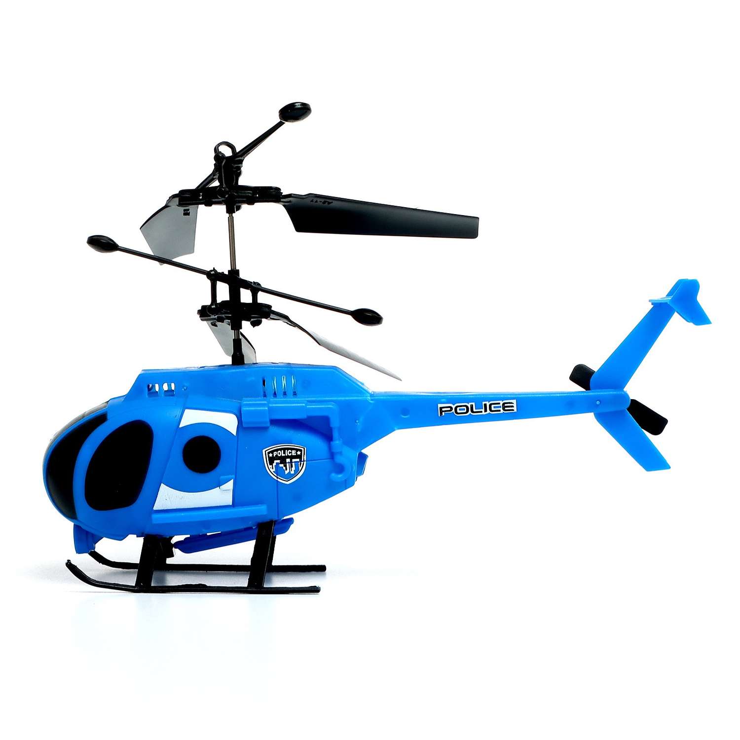 Вертолёт Автоград радиоуправляемый «Полиция» цвет синий - фото 2
