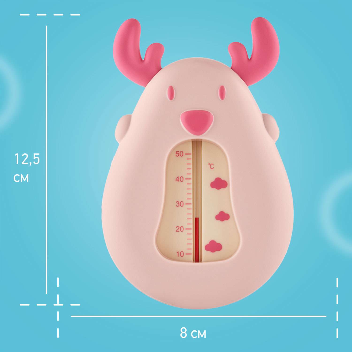 Термометр детский ROXY-KIDS Олень цвет розовый - фото 6