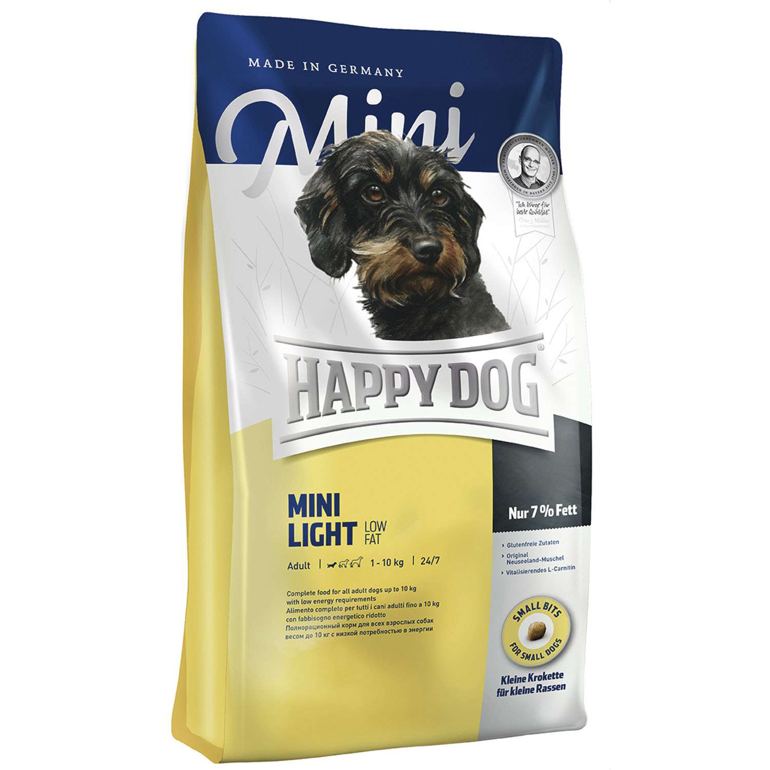 Корм для собак Happy Dog Supreme Mini Лайт 4кг - фото 1
