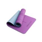 Коврик для йоги Hamsa Yoga фитнеса и гимнастики TPE 183х61х0.6 см пурпурный