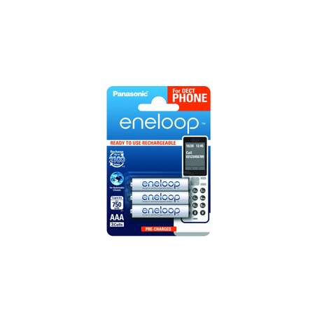 Aккумуляторы Panasonic eneloop AAA 750mAh 3шт BK-4MCCE/3DE