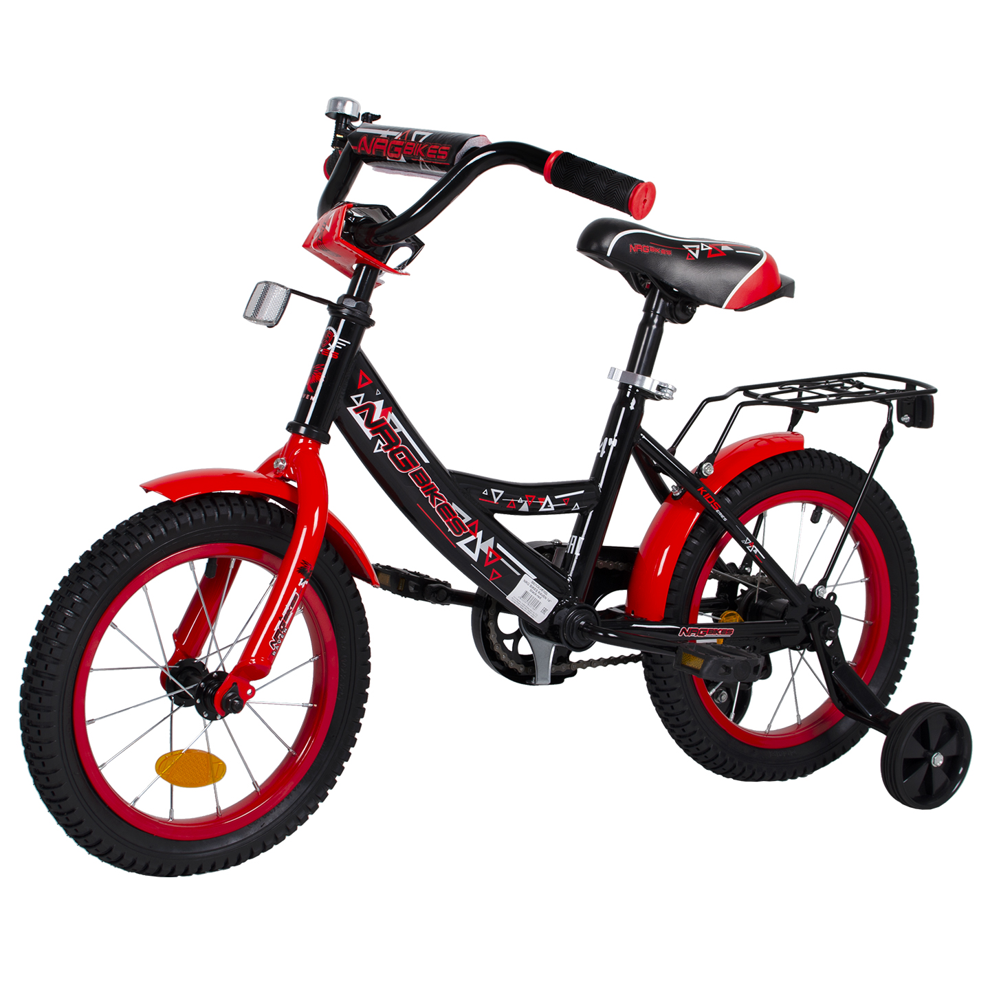 Велосипед NRG BIKES RAVОN 14 black-red - фото 12