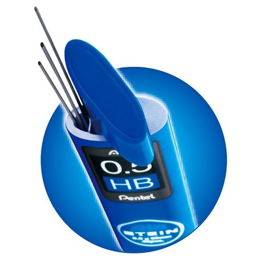 Стержень микрографический Pentel 0.5 HB 40 грифелей eco Япония - фото 3