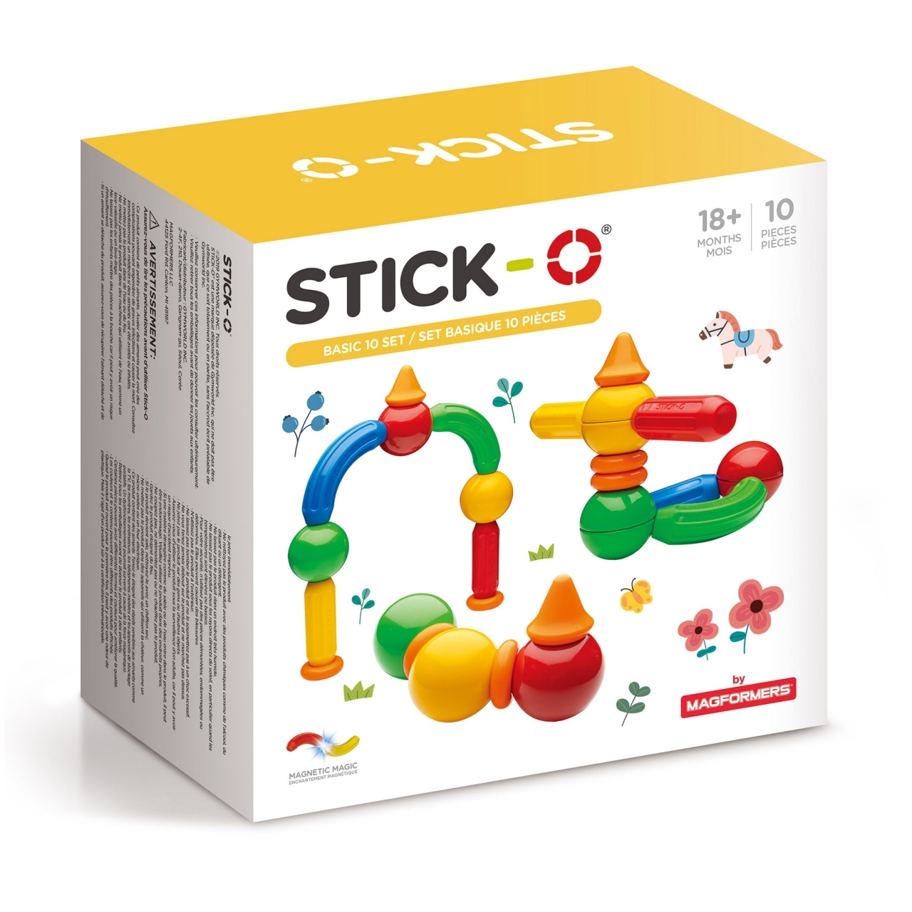 Конструктор STICK-O Basic Set 10 деталей - фото 1