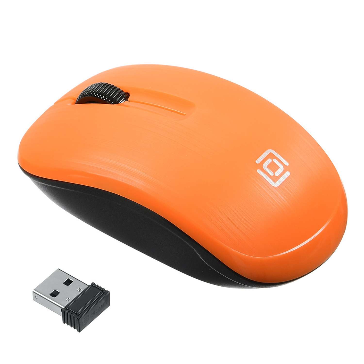 Мышь OKLICK 525MW оранжевый оптическая (1000dpi) беспроводная USB (2but) - фото 1