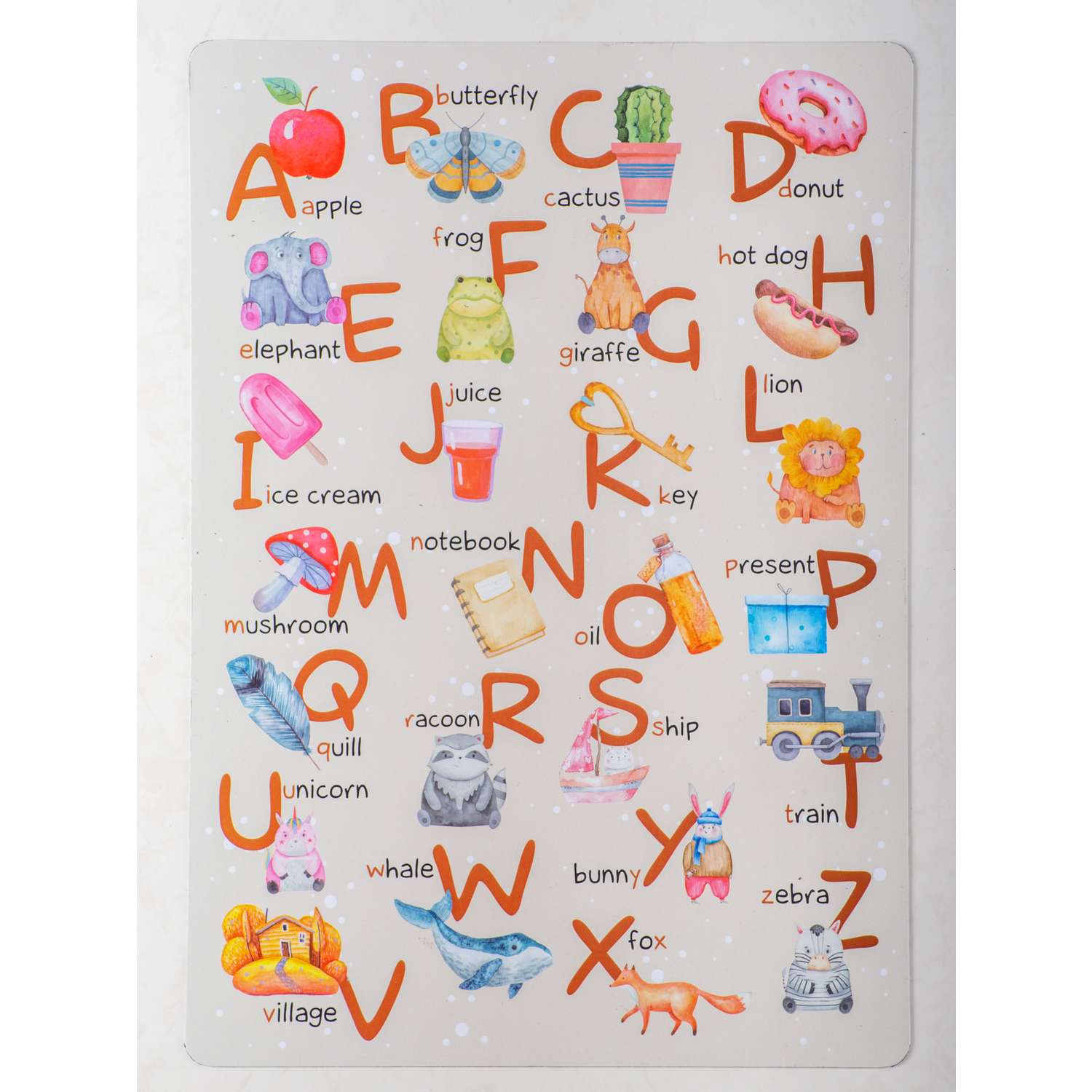 Магнитная азбука PaperFox Английский алфавит - фото 2
