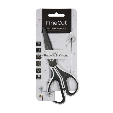 Ножницы Bruno Visconti FineCut с тефлоновым покрытием эргономичные ручки 17 см