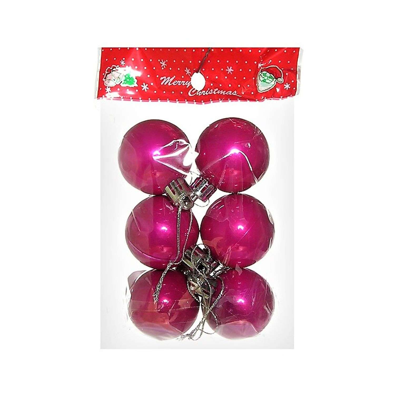 Набор шаров Uniglodis Цвет: розовый 00105148 - фото 1