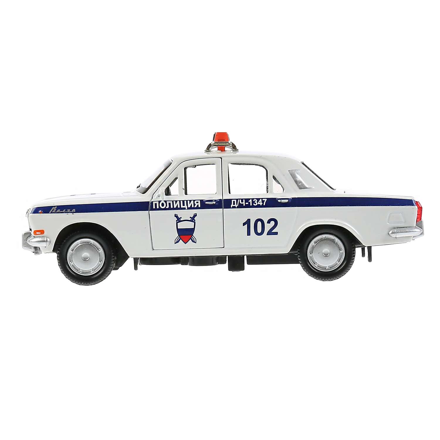Машина Технопарк ГАЗ-2401 Волга Полиция инерционная 299338 299338 - фото 3
